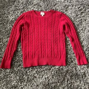 Saint John’s bay XL women’s knitted red sweater